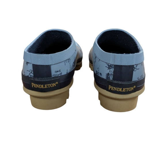 Pendleton Cow Girl Garden Clogs Blue Size 9 - Picture 9 of 12